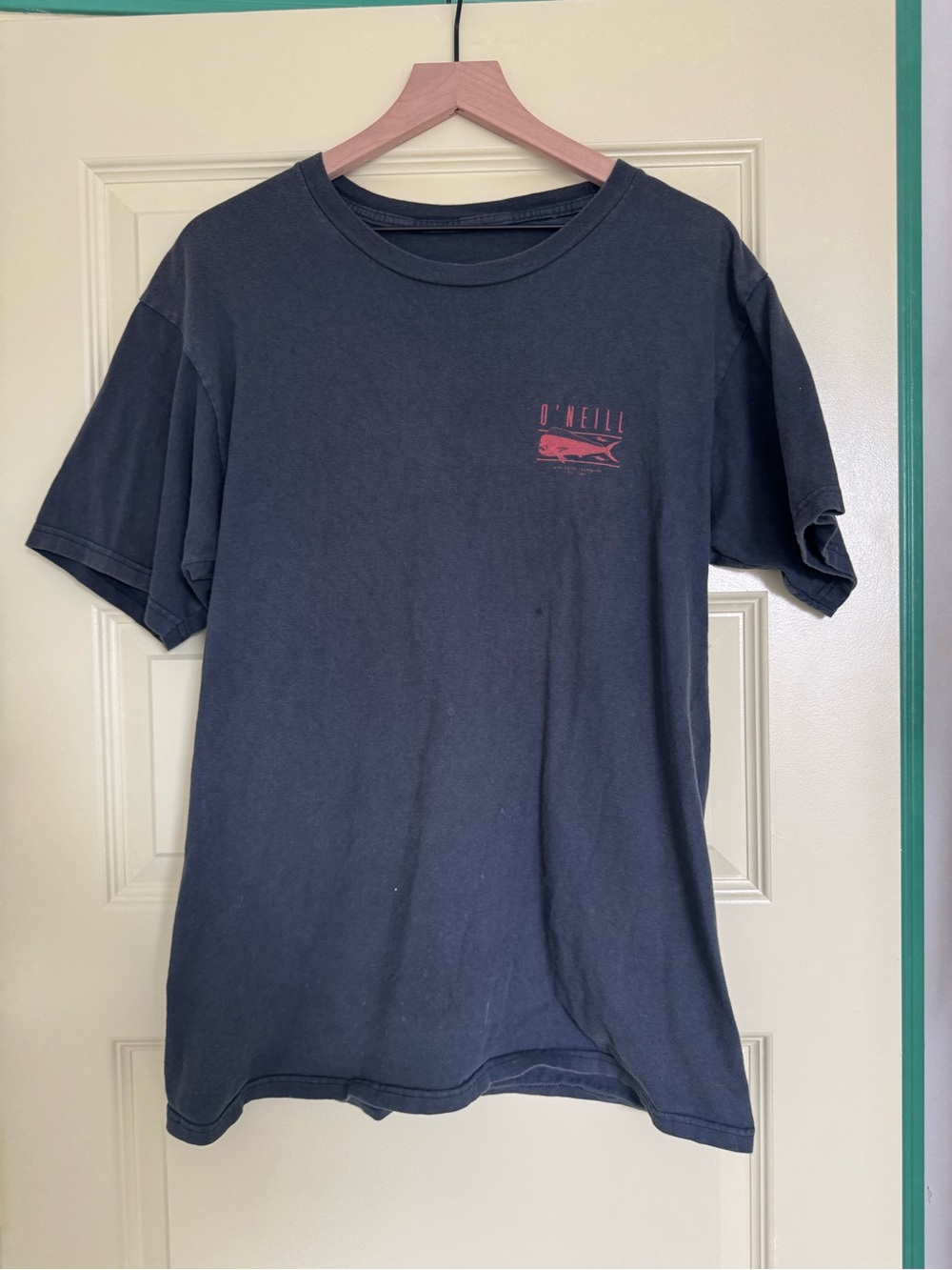 O'Neill navy Short-Sleeve Tee with Red Chest Logo